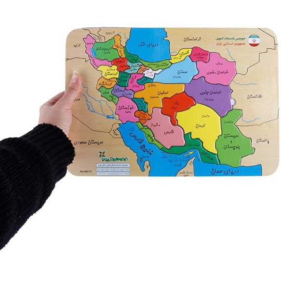پازل چوبی نقشه ایران